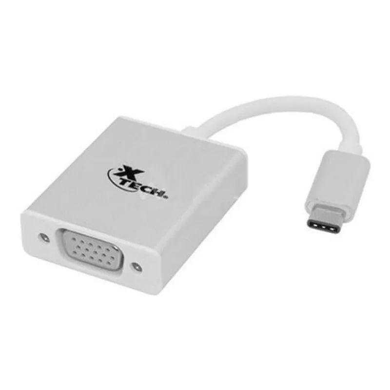 Adaptador X-Tech USB Tipo-C Macho a VGA Hembra