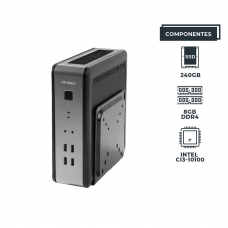 PC Intelec Prime Mini Ci3-10100 - 8GB - 240GB-SSD - Case Mini-ITX Antec