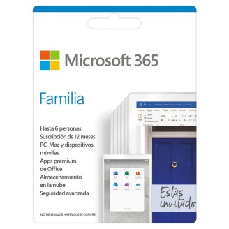 Microsoft 365 Familia 6 Usuarios- Descarga