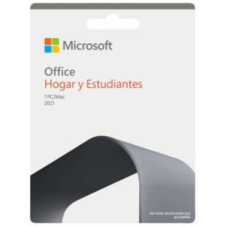 Microsoft Office Hogar y Estudiantes 2021 1 PC - Windows/Mac