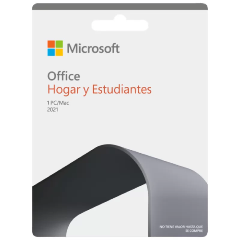 Microsoft Office Hogar y Estudiantes 2021 1 PC - Windows-Mac
