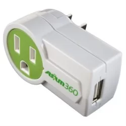 Fararaka - Regleta de alimentación con USB C, cable de extensión plano de  10 pies con múltiples tomas de corriente con 12 tomas y 3 puertos USB