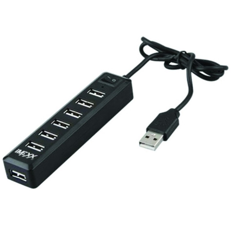 Adaptador Hub iMEXX 7 Puertos USB 2.0