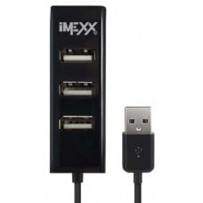 Adaptador Hub iMEXX 4 Puertos USB 2.0