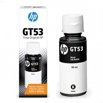 Botella de tinta HP GT53 - Negro
