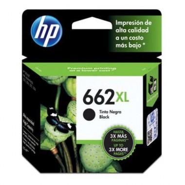 Cartucho de tinta HP 662XL - Negro