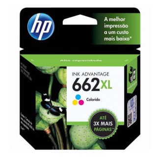 Cartucho de tinta HP 662XL - Tricolor