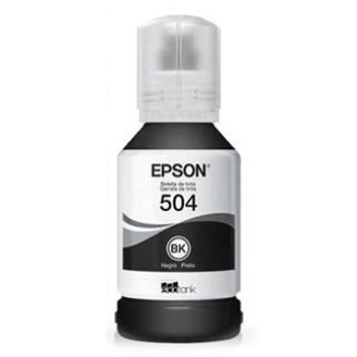 Botella de tinta Epson T504 - Negro