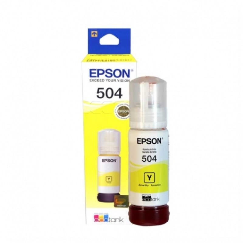 Botella de tinta Epson T504 - Amarillo