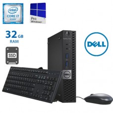 Mini PC Dell Recertificado Optiplex 7050 Ci7-6700 - 32GB - 256GB-SSD - W10Pro