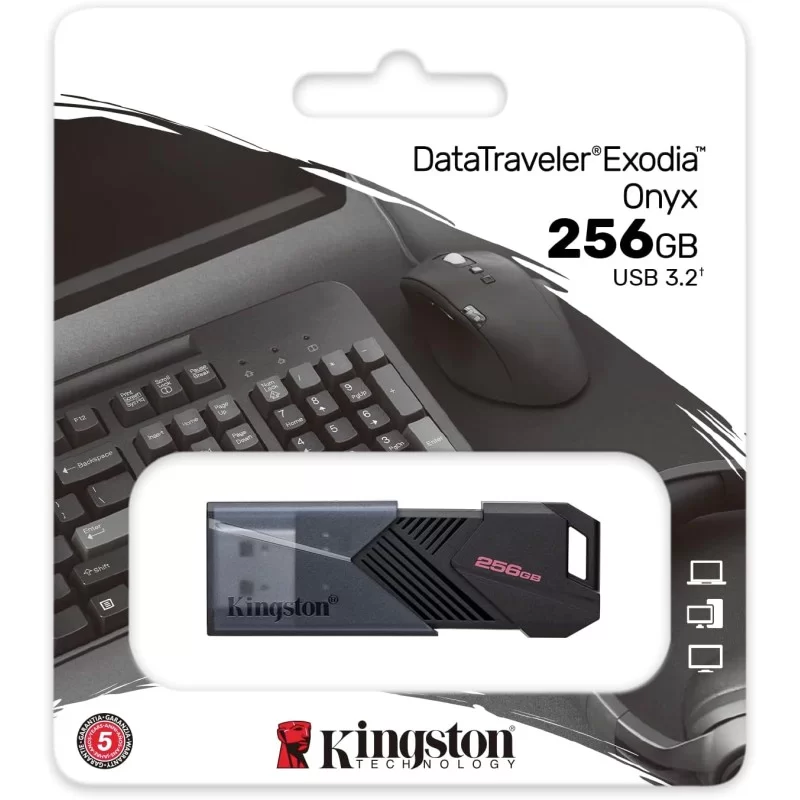 MEMORIA USB Kingston DataTraveler Exodia Onyx 256GB