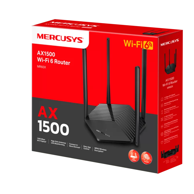 Router Linksys MR60X AX1500 WiFi 6
