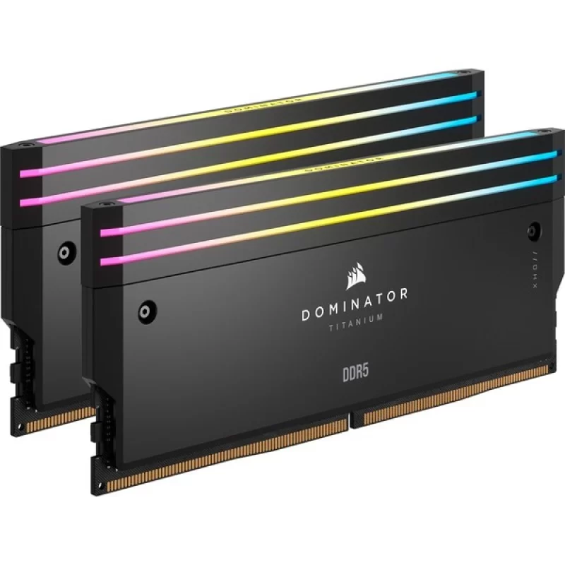 MEMORIA RAM CORSAIR DOMINATOR TITANIUM RGB DDR5 7200MHZ - 32GB - NEGRO