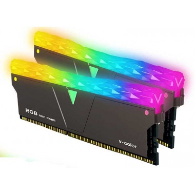 Memoria Ram V-Color Prism Pro RGB DDR4 3600MHz - 16GB (2x8) - Negra