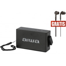 Parlantes AIWA AWX2BT Bluetooth - Recargable - 5W - Negro
