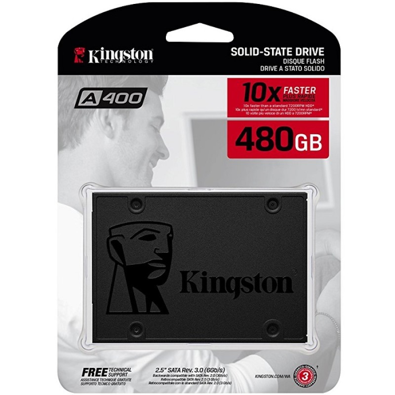 SSD Kingston A400 SATA III - 480GB