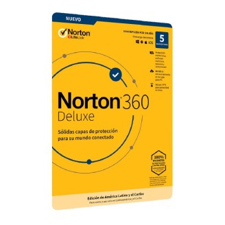 Norton 360 Deluxe - 5 Usuario - 1año