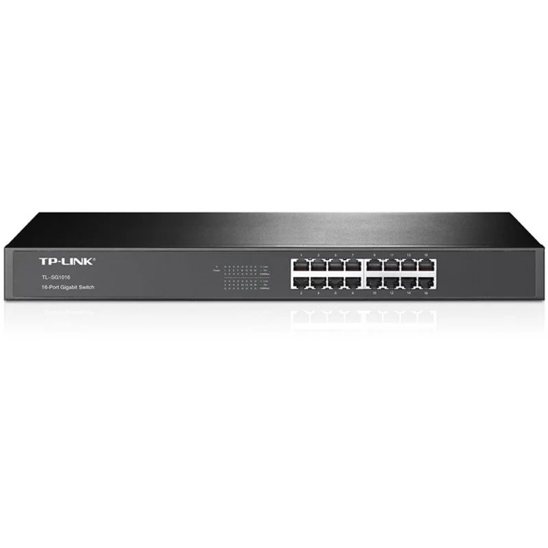 Switch TP-Link 16 Puertos 10-100-1000 - No Administrable 