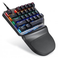 Teclado Motospeed K27 Mecánico Rainbow KeyPad - Switch azul