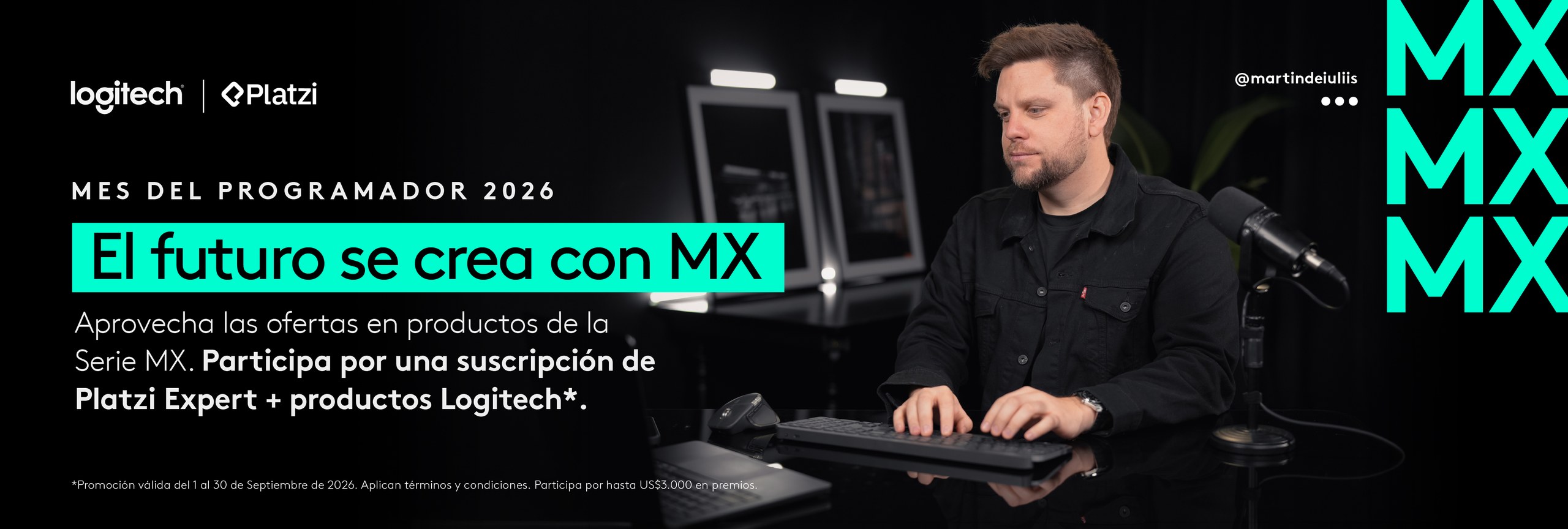 Logitech MX y Platzi - Mes del Programador 2026