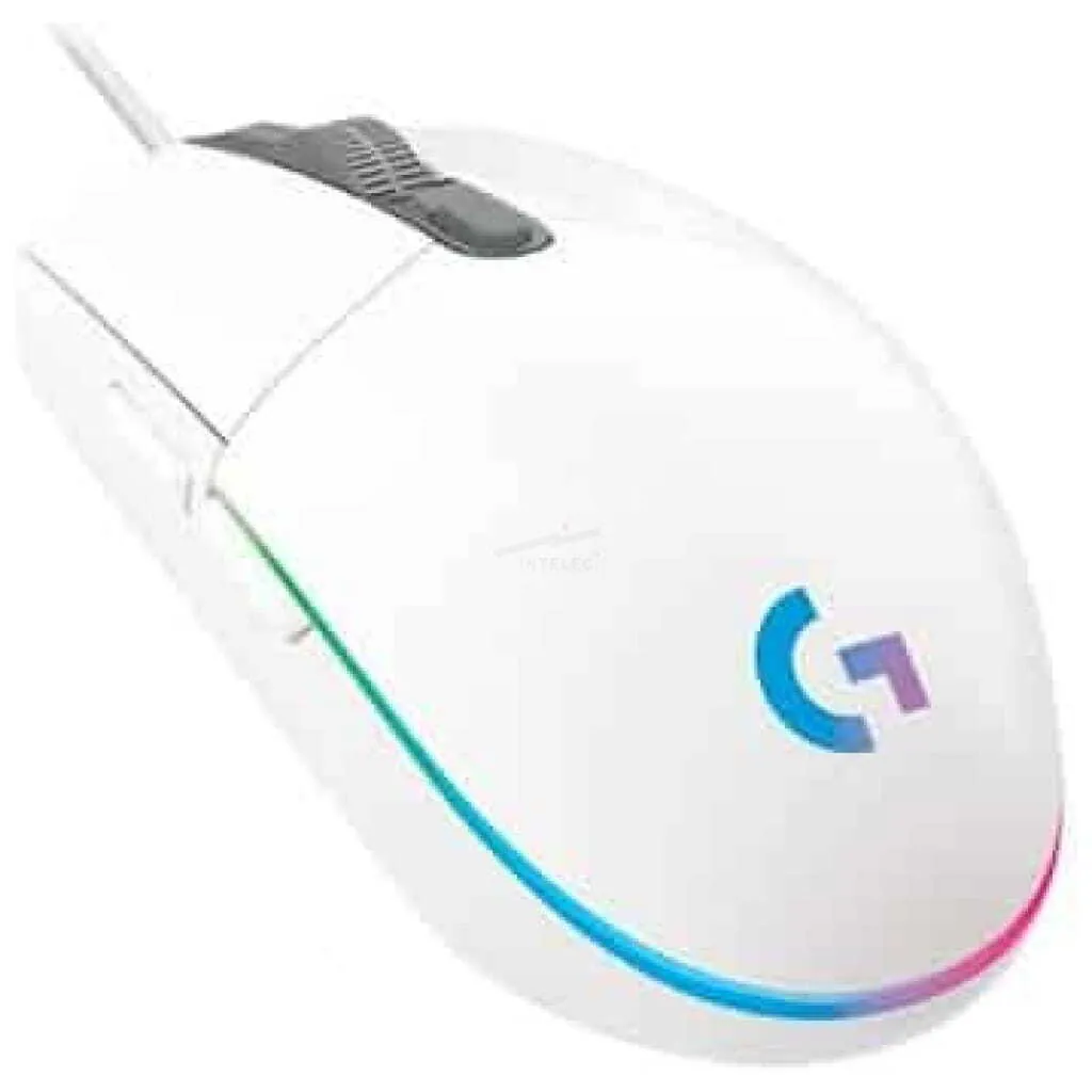 Mouse Logitech Gaming G203 Lightsync 8.000dpi - Blanco