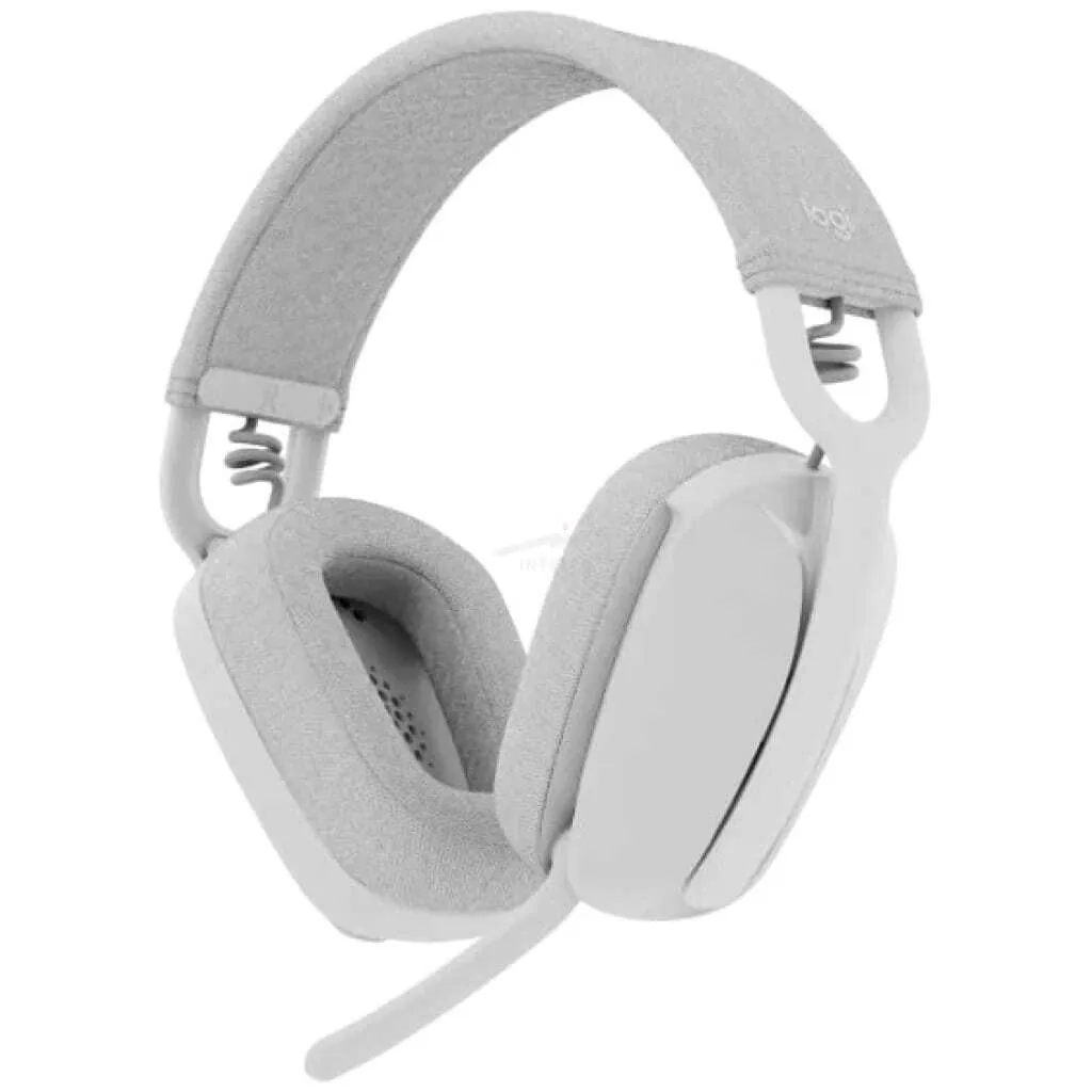 Headset Logitech ZONE VIBE 100 - Inalámbrico - Blanco