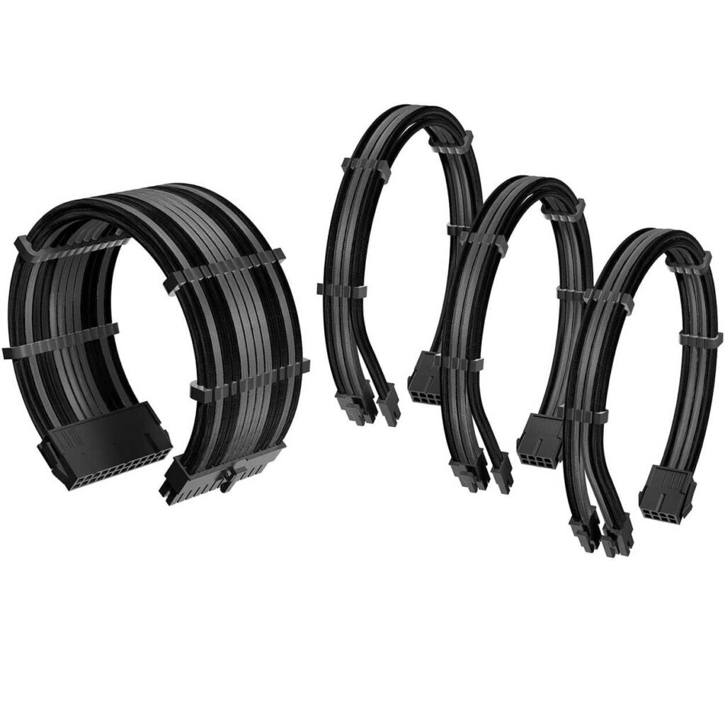 Pack De 2 Cubiertas De Cable De Extensión Para Exteriores VCELINK – Color Negro, Protector De Conexiones