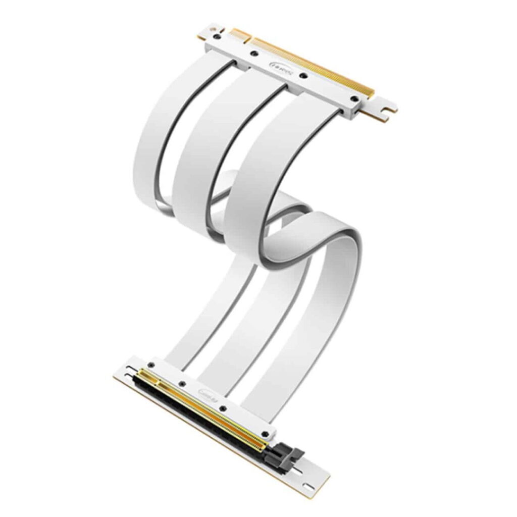 SOPORTE CABLE ANTEC PCIE 4.0 - PARA TARJETA DE VIDEO - BLANCO