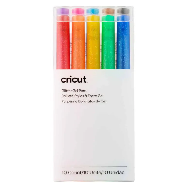 BOLIGRAFO CRICUT GLITTER GEL - 0.8MM - RAINBOW - 10PZAS