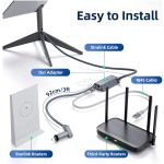 ADAPTADOR ETHERNET PARA INTERNET SATELITAL STARLINK + ROUTER NEXXT BOLT AX1800 - Imagen 4