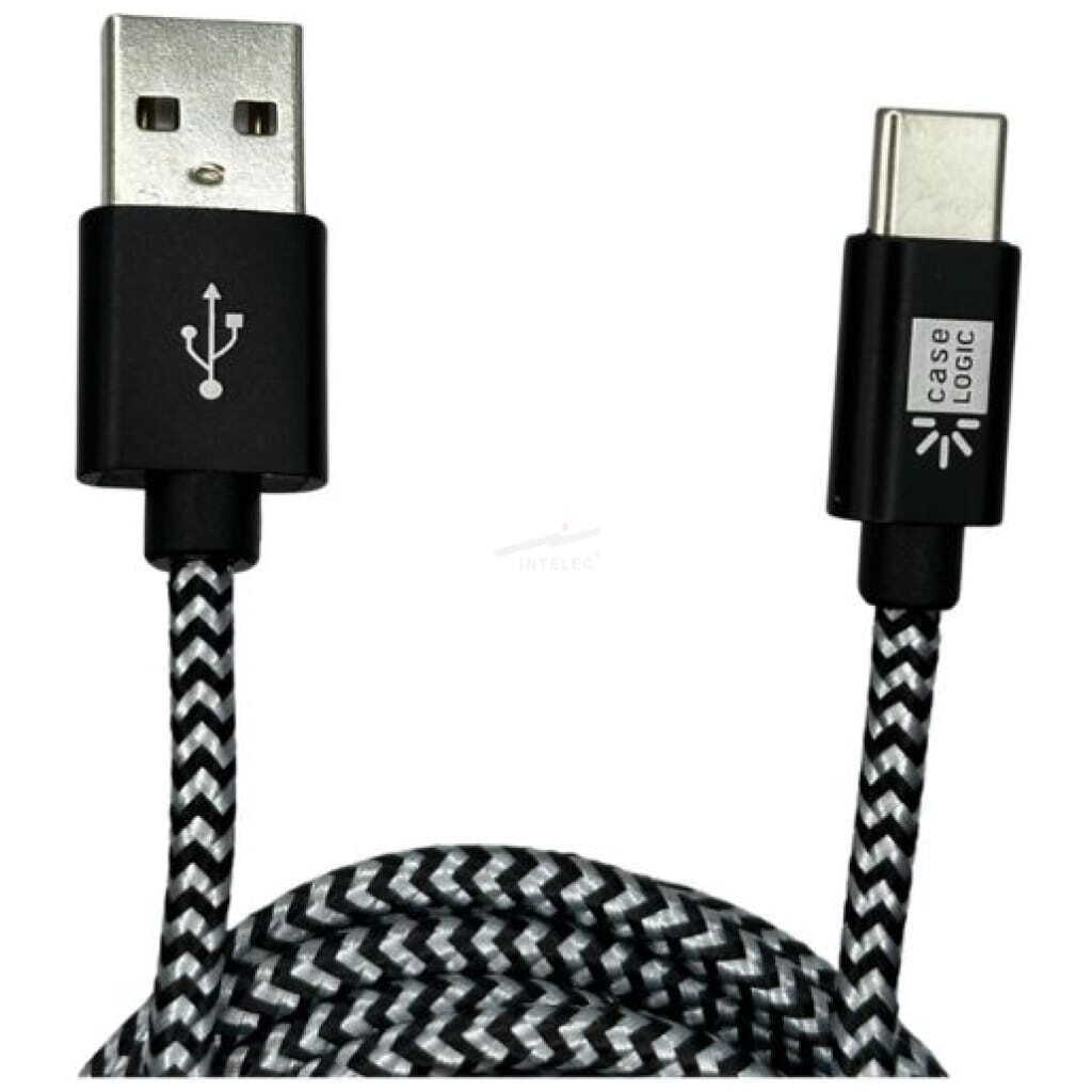 CABLE CASELOGIC USB-C A USB – 3MTS – TRENZADO