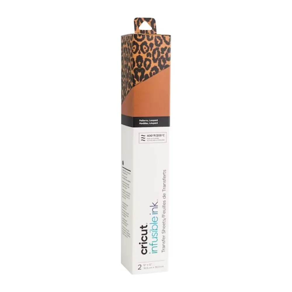 CRICUT HOJA DE TRANSFERENCIA INFUSIBLE INK – LEOPARD – 2 HOJAS ...