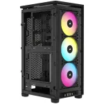 CASE CORSAIR 2000D AIRFLOW RGB - TEMPERADO - NEGRO - MINI ITX - Imagen 2