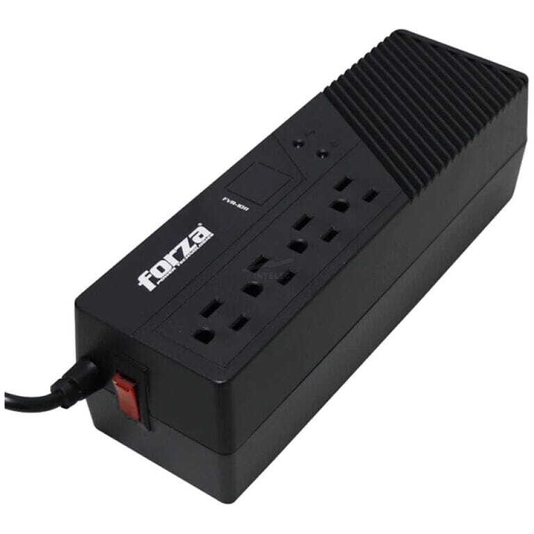Regulador de voltaje Forza 1000VA - 500W - 4 Tomas