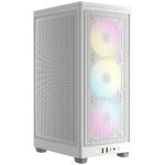 CASE CORSAIR 2000D AIRFLOW RGB - TEMPERADO - BLANCO - MINI ITX