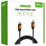 CABLE ZKTECO HDMI MACHO A HDMI MACHO - 20 M