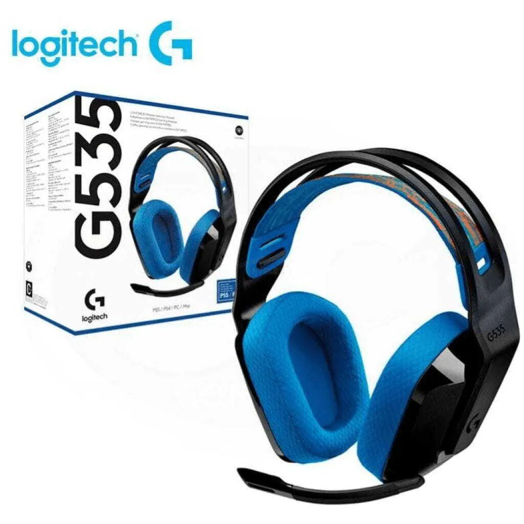 Headset Logitech G535 - PS4 / PS5 - NEGRO