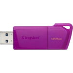 MEMORIA USB KINGSTON DATATRAVELER EXODIA M - USB 3.2 - 128GB - NEON MORADA