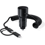CHOETECH CARRO 65W USB-C+A CON CABLE