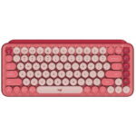 Teclado Logitech Pop Keys Mecanico - BT - Rosado - Español