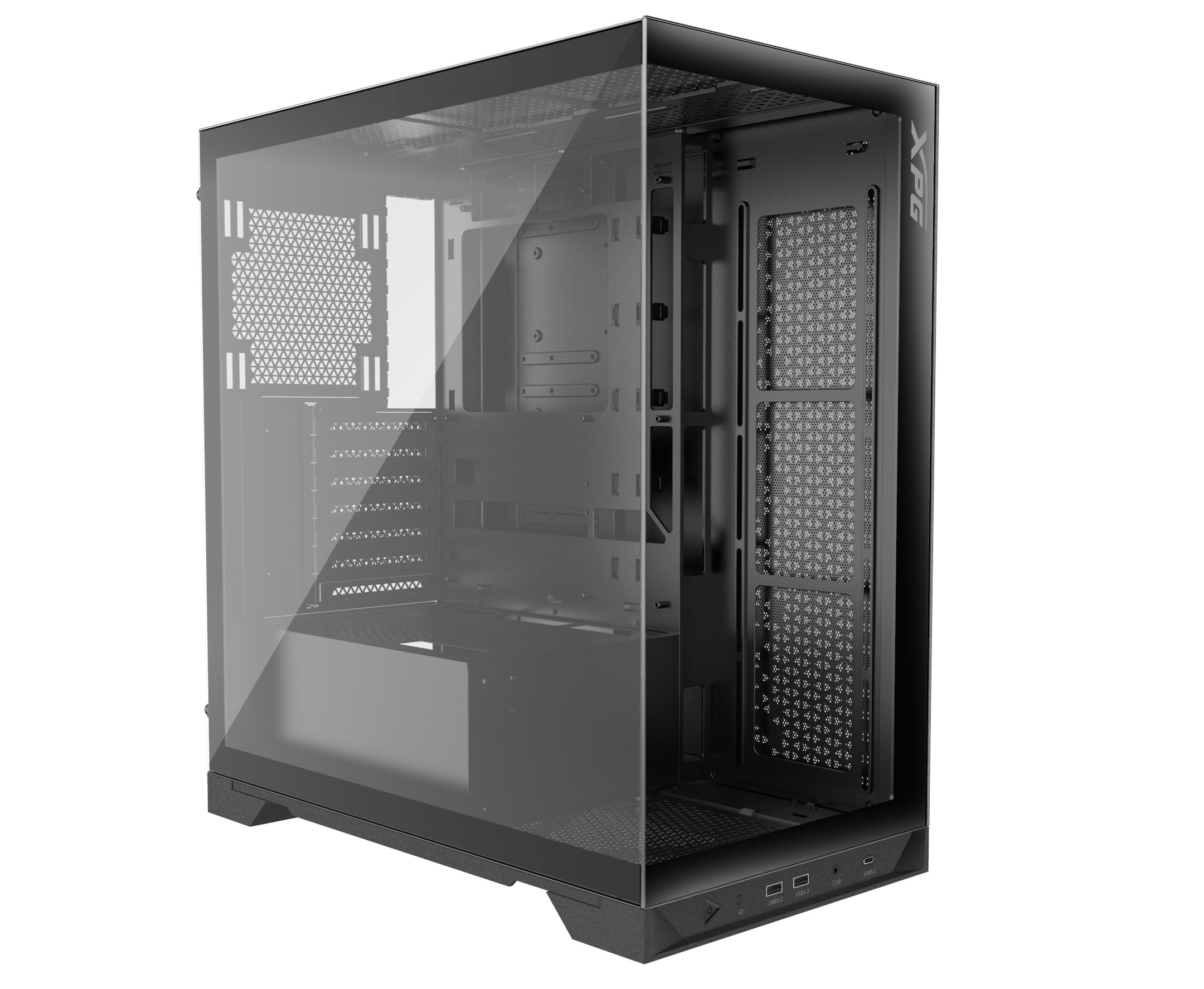 INVADERXMT-BKCWW CASE XPG INVADER X - MEDIA TORRE - NEGRO - Imagen 1