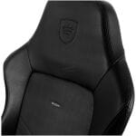 SILLA GAMING NOBLECHAIRS HERO - CUERO SINTETICO - NEGRO - Imagen 3