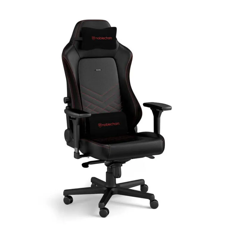 SILLA GAMING NOBLECHAIRS HERO - CUERO SINTETICO - NEGRO-ROJO