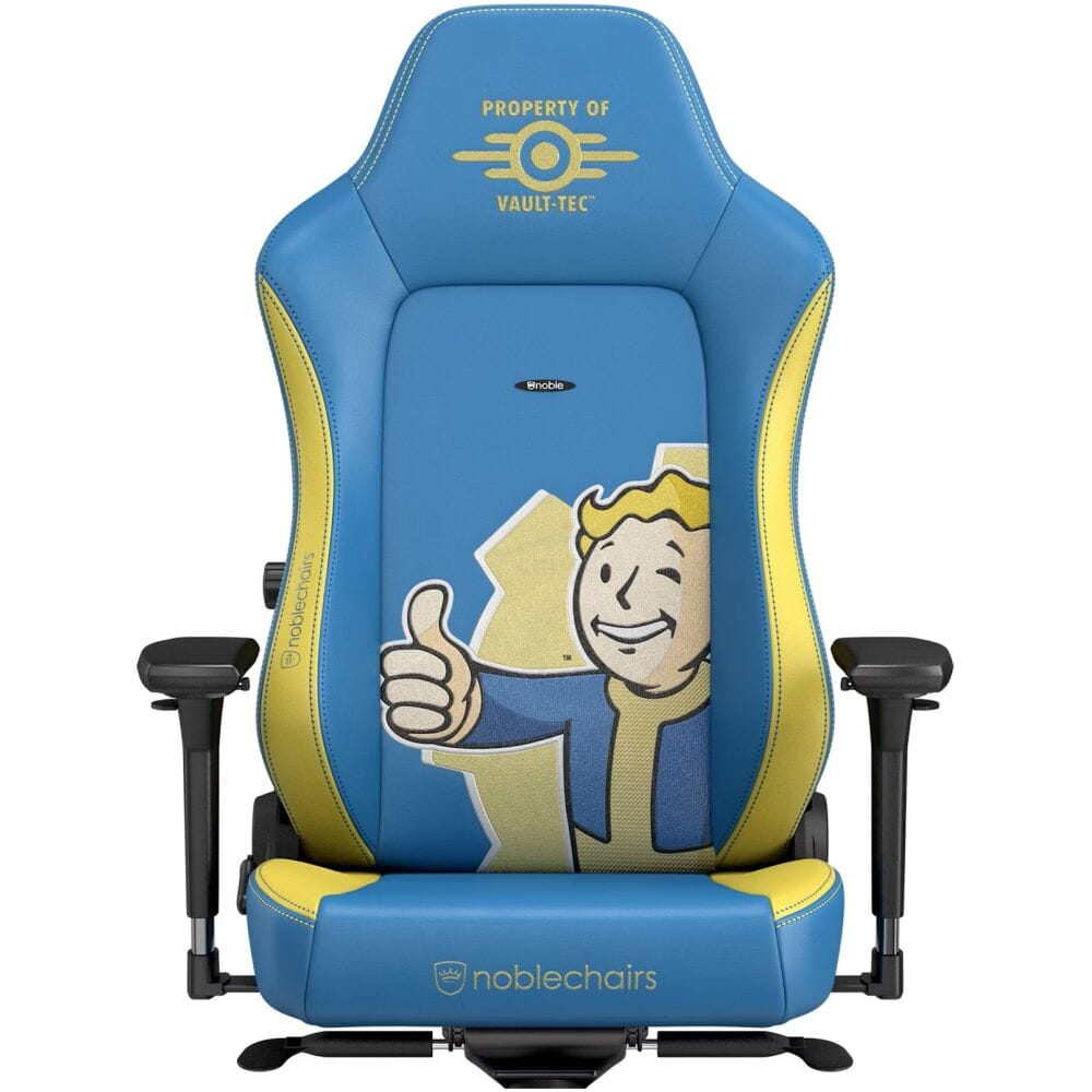 SILLA GAMING NOBLECHAIRS HERO FALLOUT VAULT-TEC - CUERO SINTETICO - Imagen 4