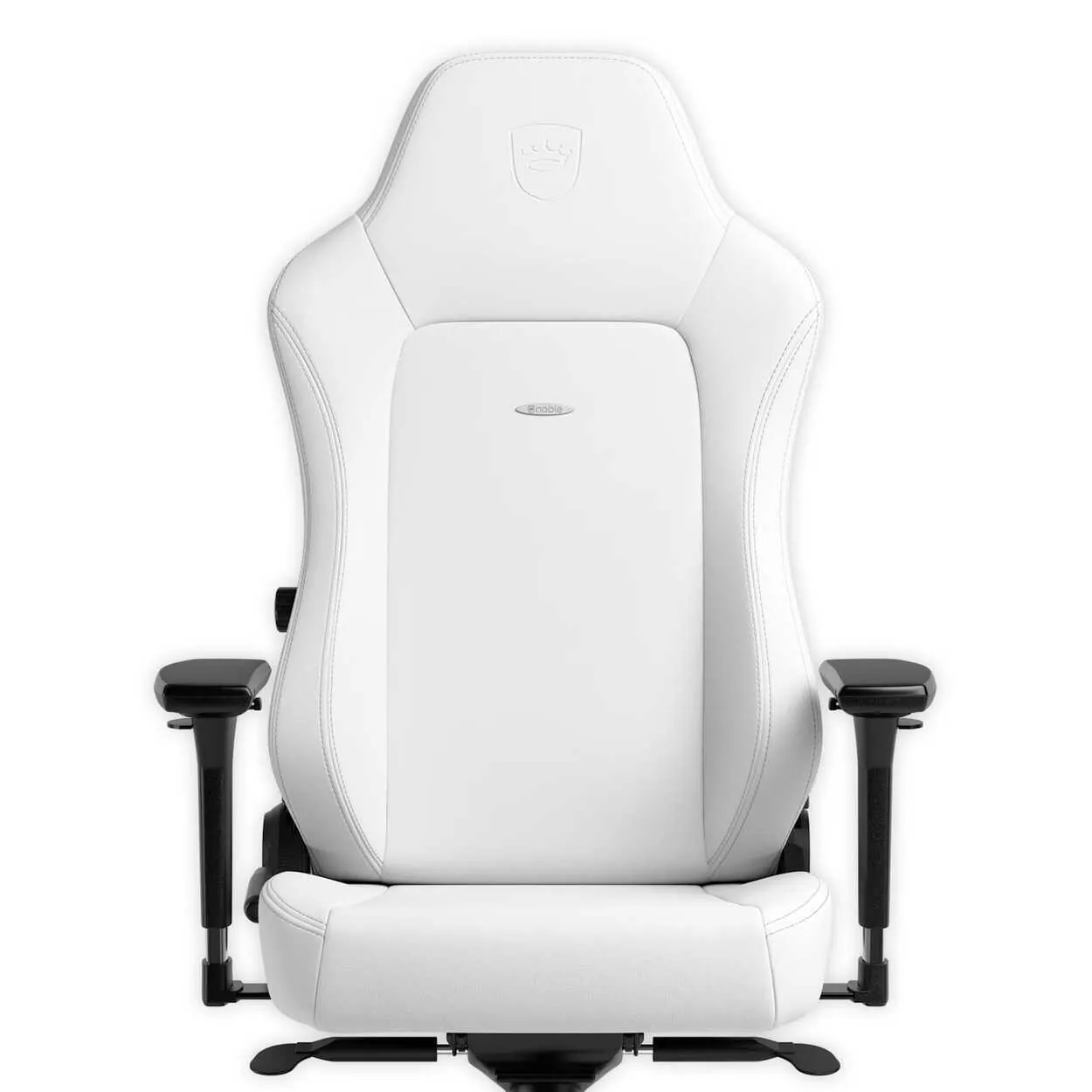 SILLA GAMING NOBLECHAIRS HERO - CUERO SINTETICO PREMIUM - BLANCO