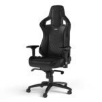 SILLA GAMING NOBLECHAIRS EPIC - CUERO REAL- NEGRO