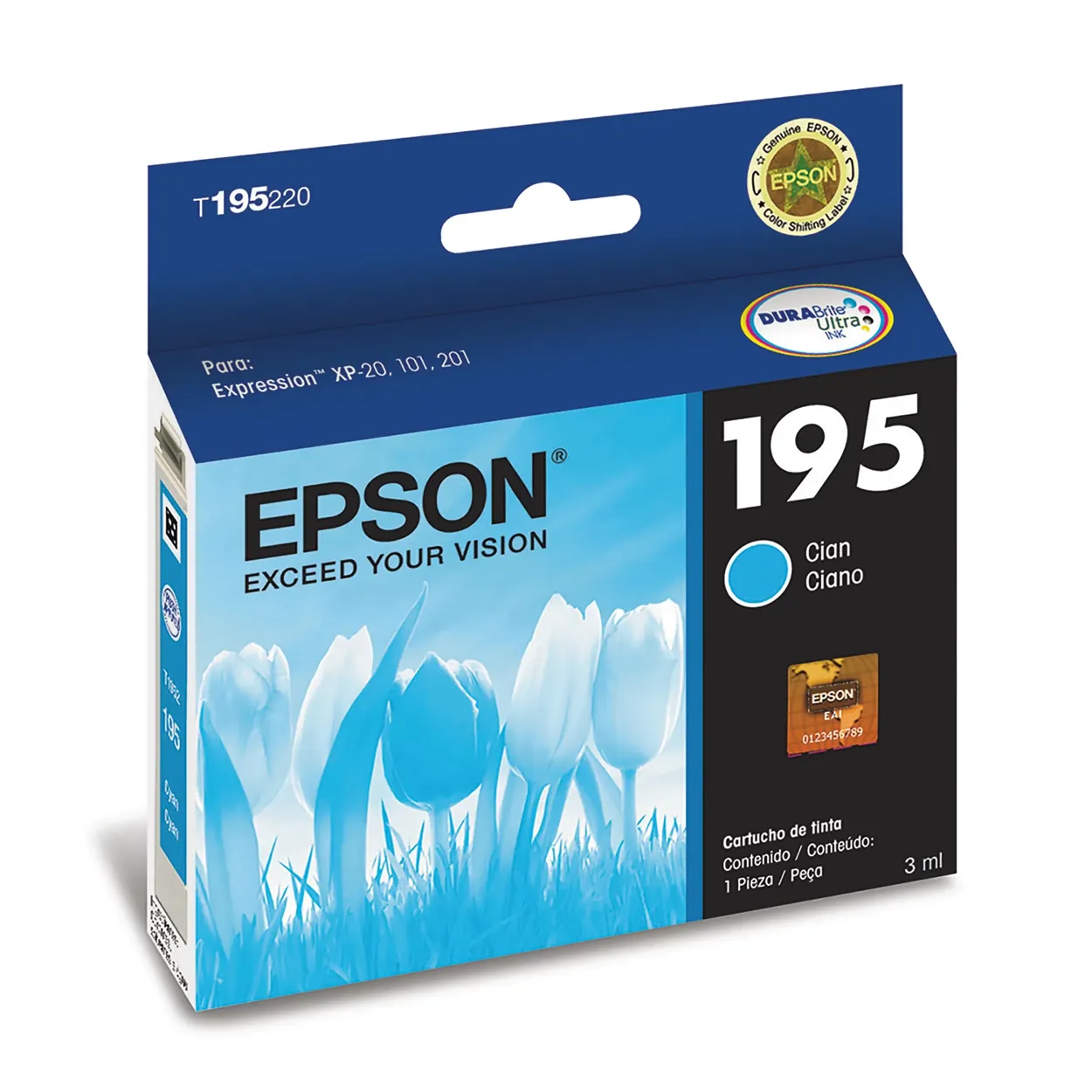 CARTUCHO DE TINTA EPSON 195 – CYAN
