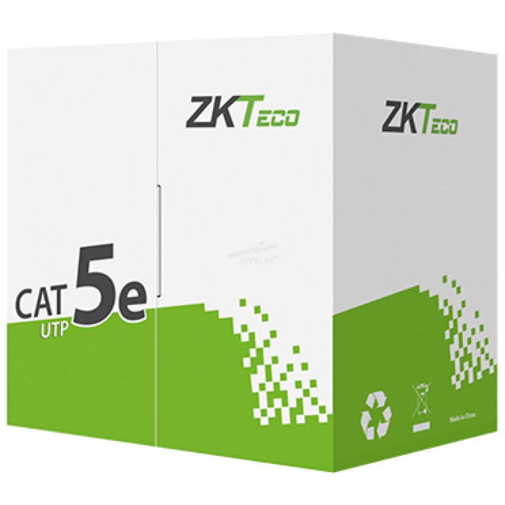 Cable UTP Zkteco Carrucha CAT5E 305mts CCA (Cobre con Aluminio) - Interiores - Imagen 1