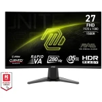MONITOR LED 27" MSI MAG 276CXF CURVO 0.5MS - 280HZ - 1920X1080