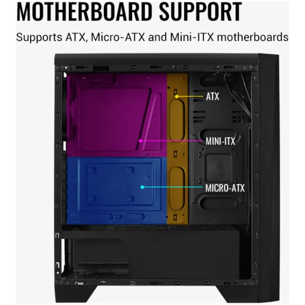 CASE AEROCOOL CYLON BG - RGB - Imagen 2